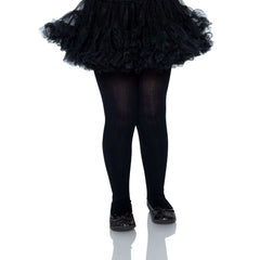 Black Opaque Kids Tights