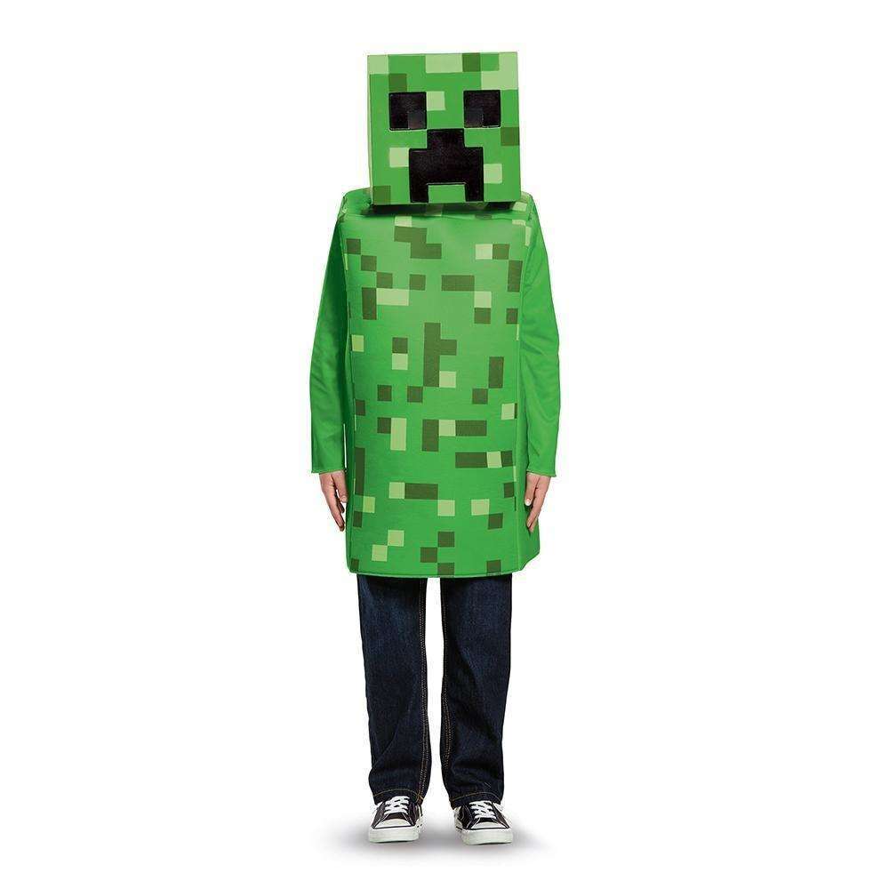 Classic Minecraft Creeper Kids Costume