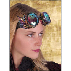 Spiky Steampunk Kaleidoscope Goggles