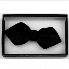 Black Diamond Shape Bow Tie