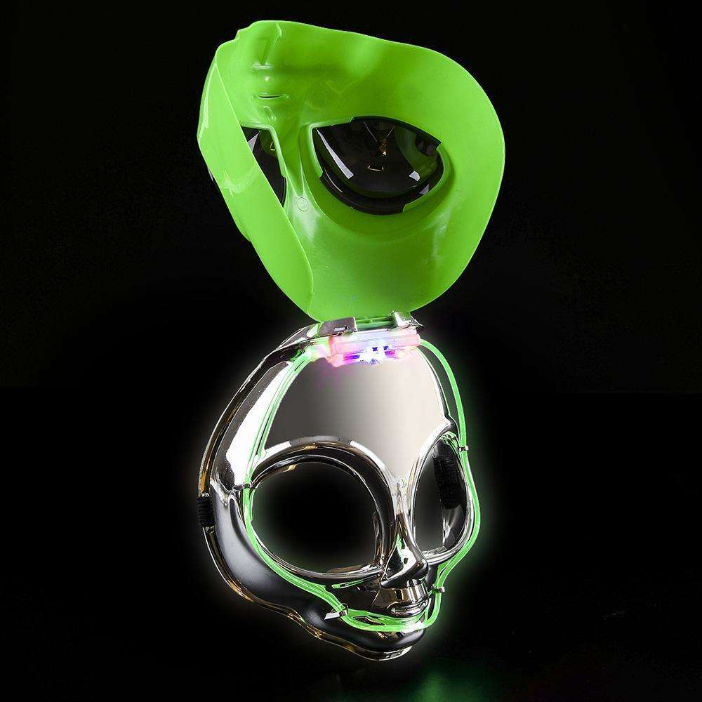 8" Light Up Alien Mask