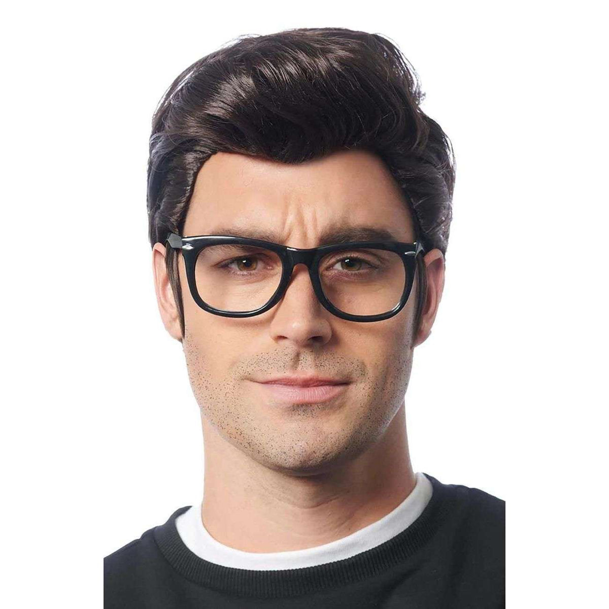 David Men's Brown Unisex Wig