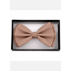 Light Brown Cotton Bow Tie