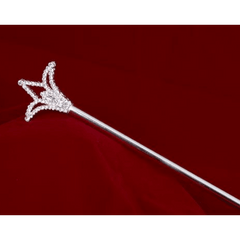 Gold Rhinestone Jester Scepter