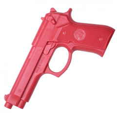 9" Red Polypropylene Plastic Training Beretta Pistol Prop Gun