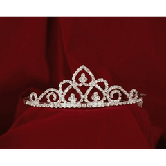 Gold Rhinestone Princess Tiara