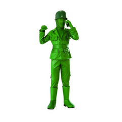 Green Army Boy Action Figure Child Costume