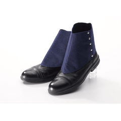 Roaring 20s Navy Blue Spats