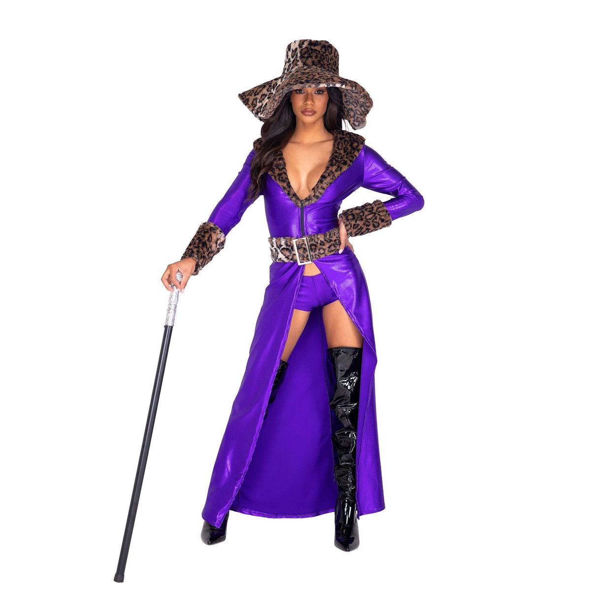 Made Of Money Purple Pimp Women's Costume