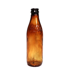 SMASHProps Breakaway Vintage Soda Bottle Prop - AMBER BROWN translucent - Amber Brown Translucent