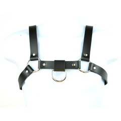 D-Ring Leather Bulldog Harness