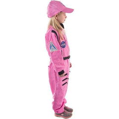 Classic Pink Jr. Astronaut Suit Kids Costume