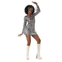 Psychedelic Disco Diva Adult Costume