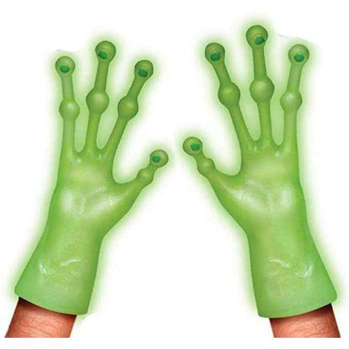 Glow in the Dark Alien Finger Hand