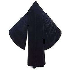 Red Lined Black Velvet Adult Cape