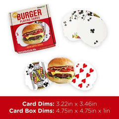 Hamburger Shaped Playing Cards