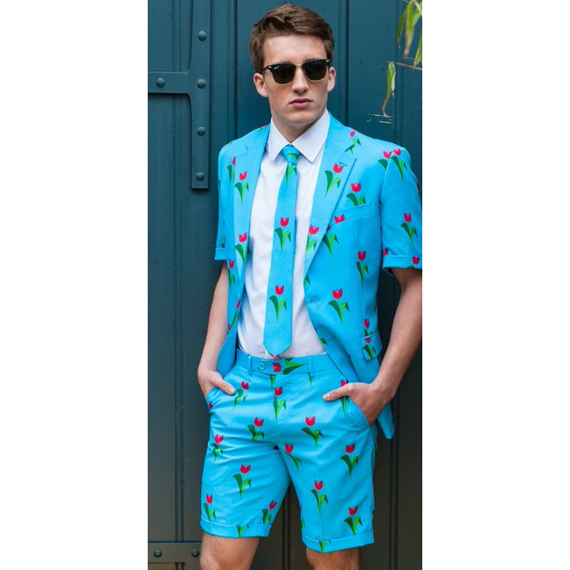 OppoSuits Tulips from Amsterdam Summer Three Piece Suit