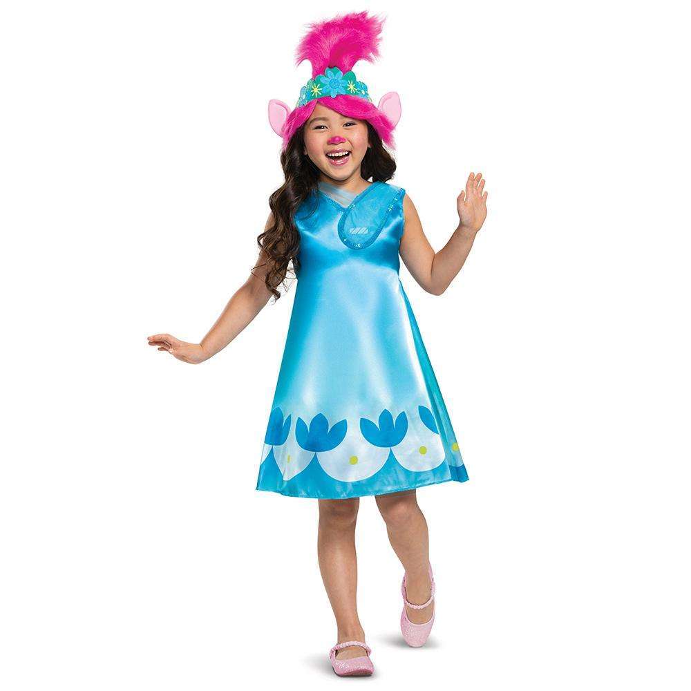 Deluxe Trolls World Tour Poppy Kids Costume