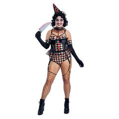 Killer Clown Sexy Harlequin Costume