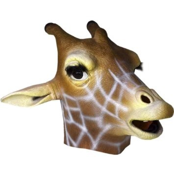 Giraffe Latex Mask