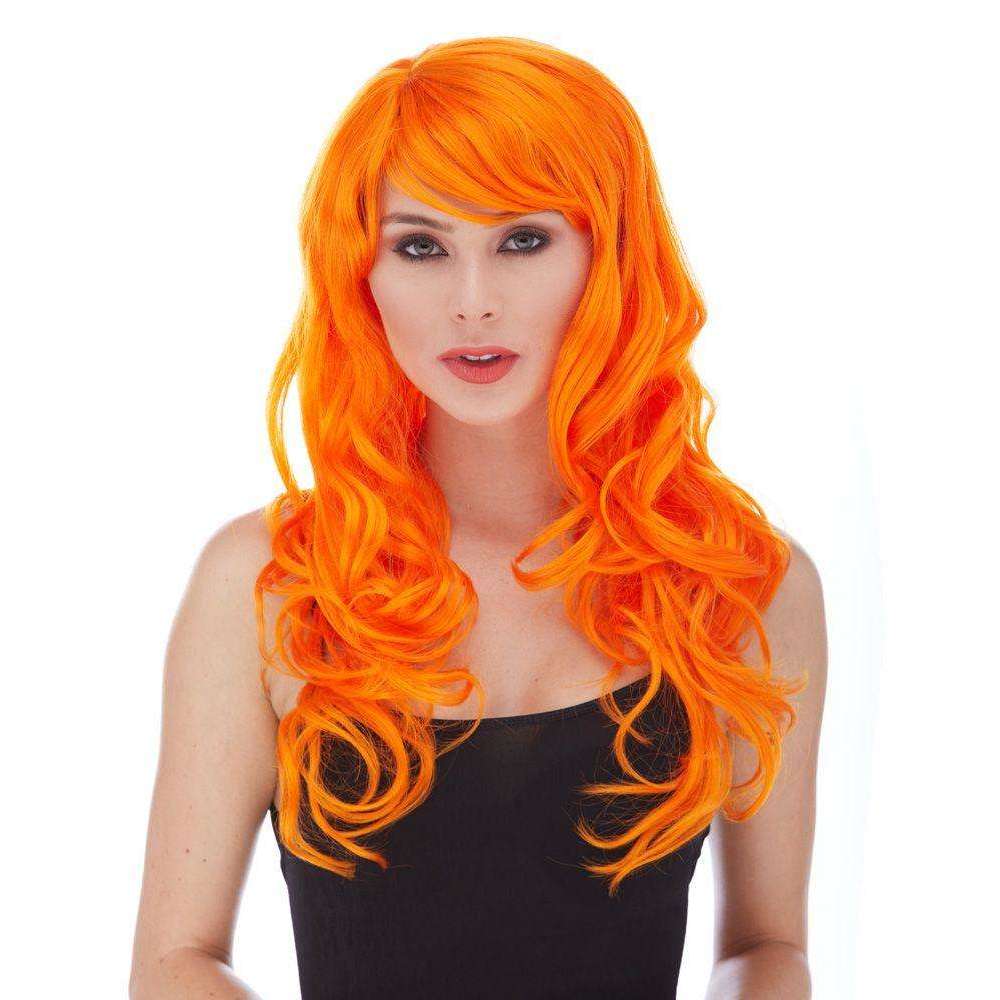 Burlesque Side Fringe Wavy Wig