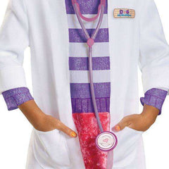 Deluxe Doc McStuffins Kids Costume & Stethoscope