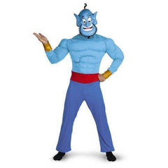 Classic Disney Aladdin Genie Muscle Padded Adult Costume