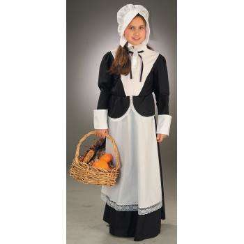 Pilgrim Girl Child Costume