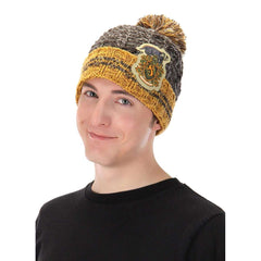 Harry Potter Hufflepuff Heathered Pom Beanie