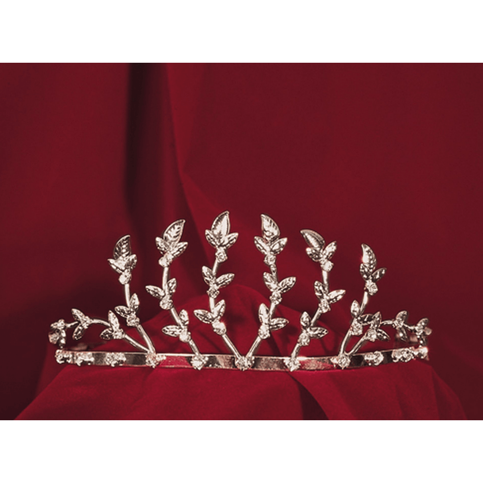 Gold Tiara with Leaves