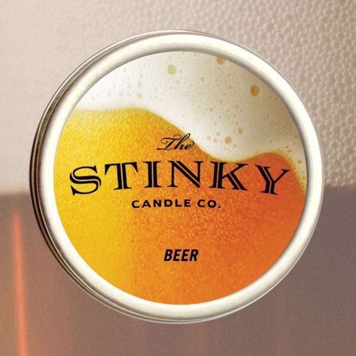 Beer Scented Candle