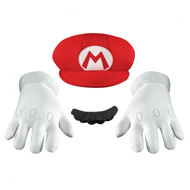 Super Mario Brothers Mario Adult Accessory Kit