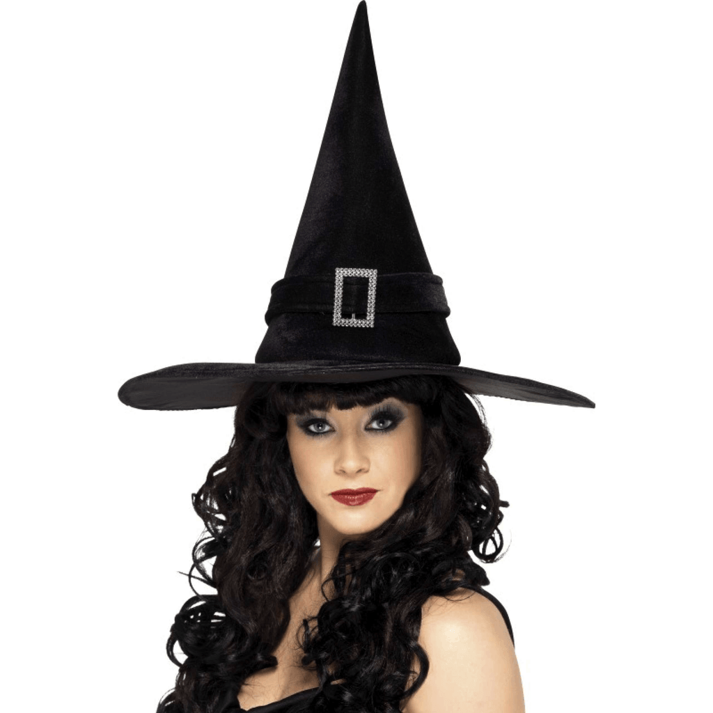 Buckle Black Witch Hat