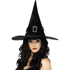 Buckle Black Witch Hat