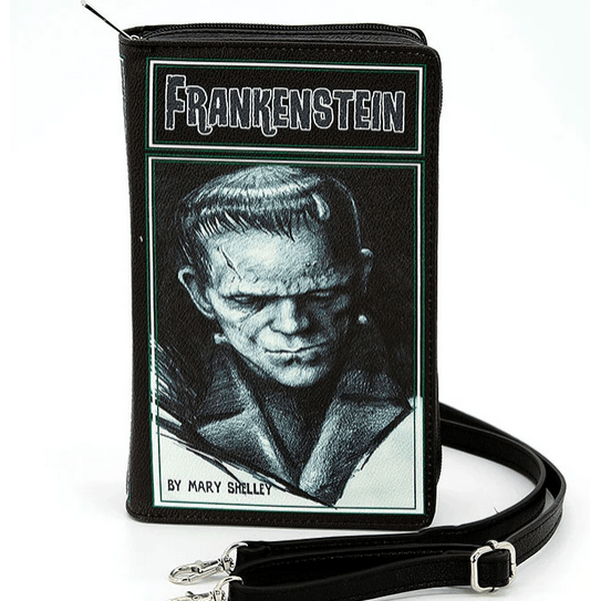 Frankenstein Book Clutch Bag