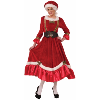 Classic Mrs. Claus Womens Adult Costume