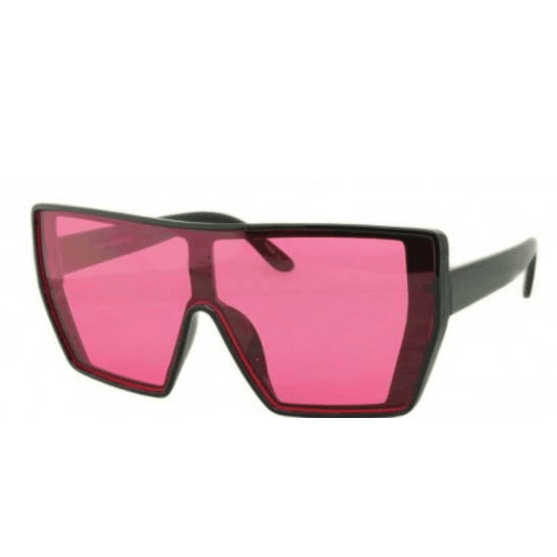 Large Color Lens Sunglasses