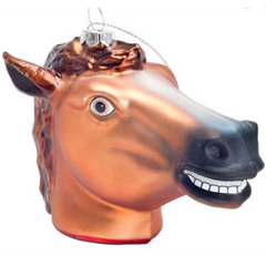 Creepy Horse Head Ornament