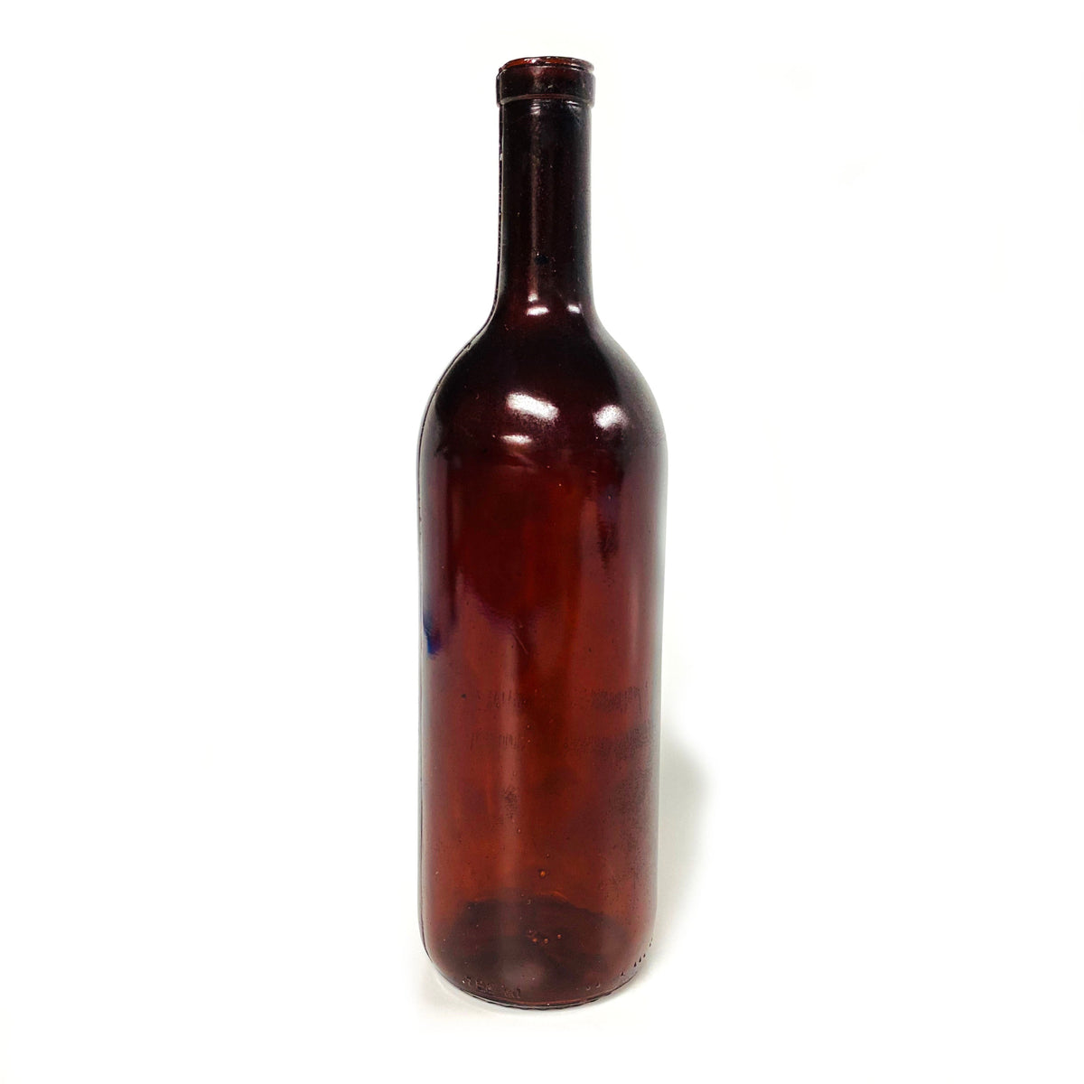 SMASHProps Breakaway Bordeaux Wine Bottle Stunt Prop - AMBER BROWN translucent - Amber Brown Translucent