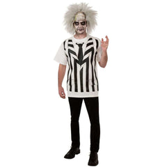 Beetlejuice Adult Top & Wig Set