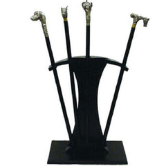 Cane 5pc Wooden Stand Holder