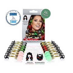 Women's Light-Up Hair Christmas Ornaments