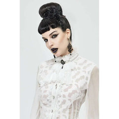 White Lace Jabot/Necktie