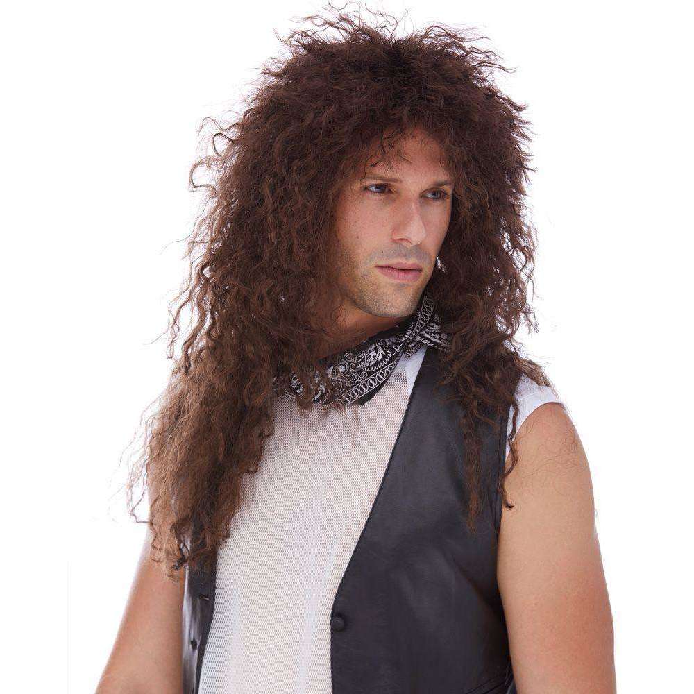 Heavy Metal Crimped Curl Eddie Wig