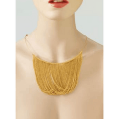 Gold Chain Disco Necklace