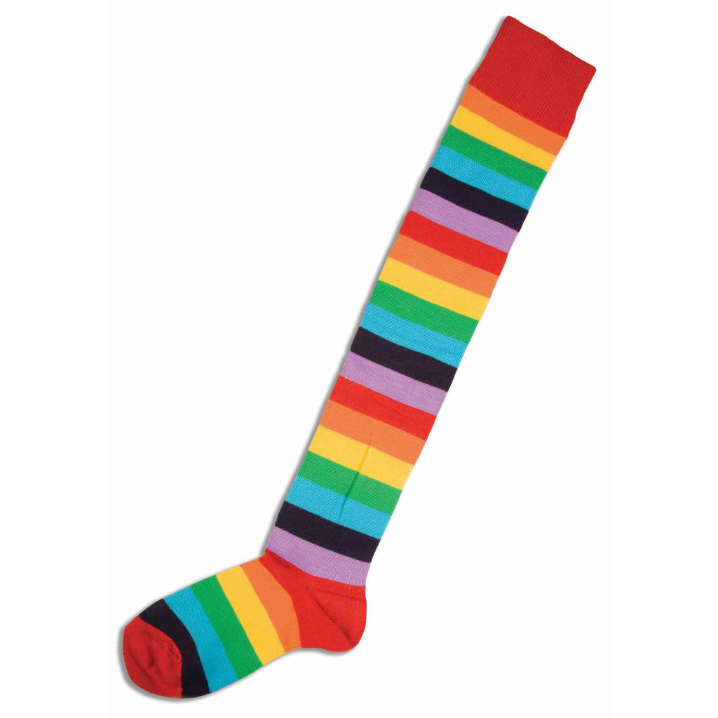 Rainbow Clown Socks