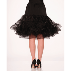 Black Tea Length Petticoat