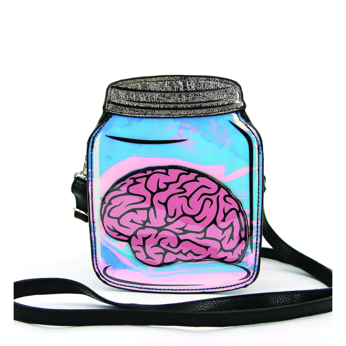 Brain In A Jar Crossbody Bag