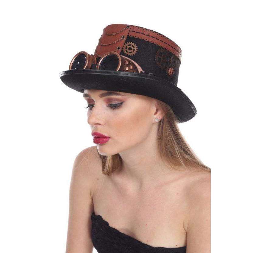 Steampunk Hat with Goggles