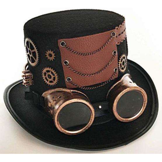 Steampunk Hat with Goggles